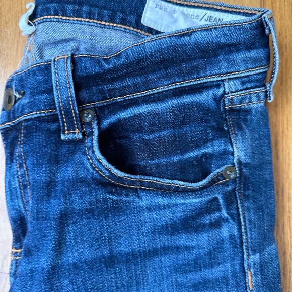 Rag & Bone Mabel Distressed Skinny Jeans - Size 25 - Picture 6 of 10